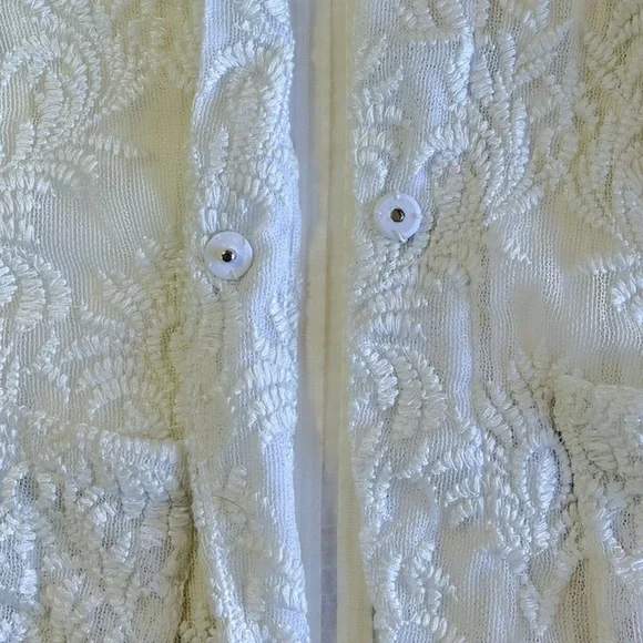 NANETTE LEPORE New Wave Notched-Collar Lace Jacket sz 12 - Picture 8 of 15